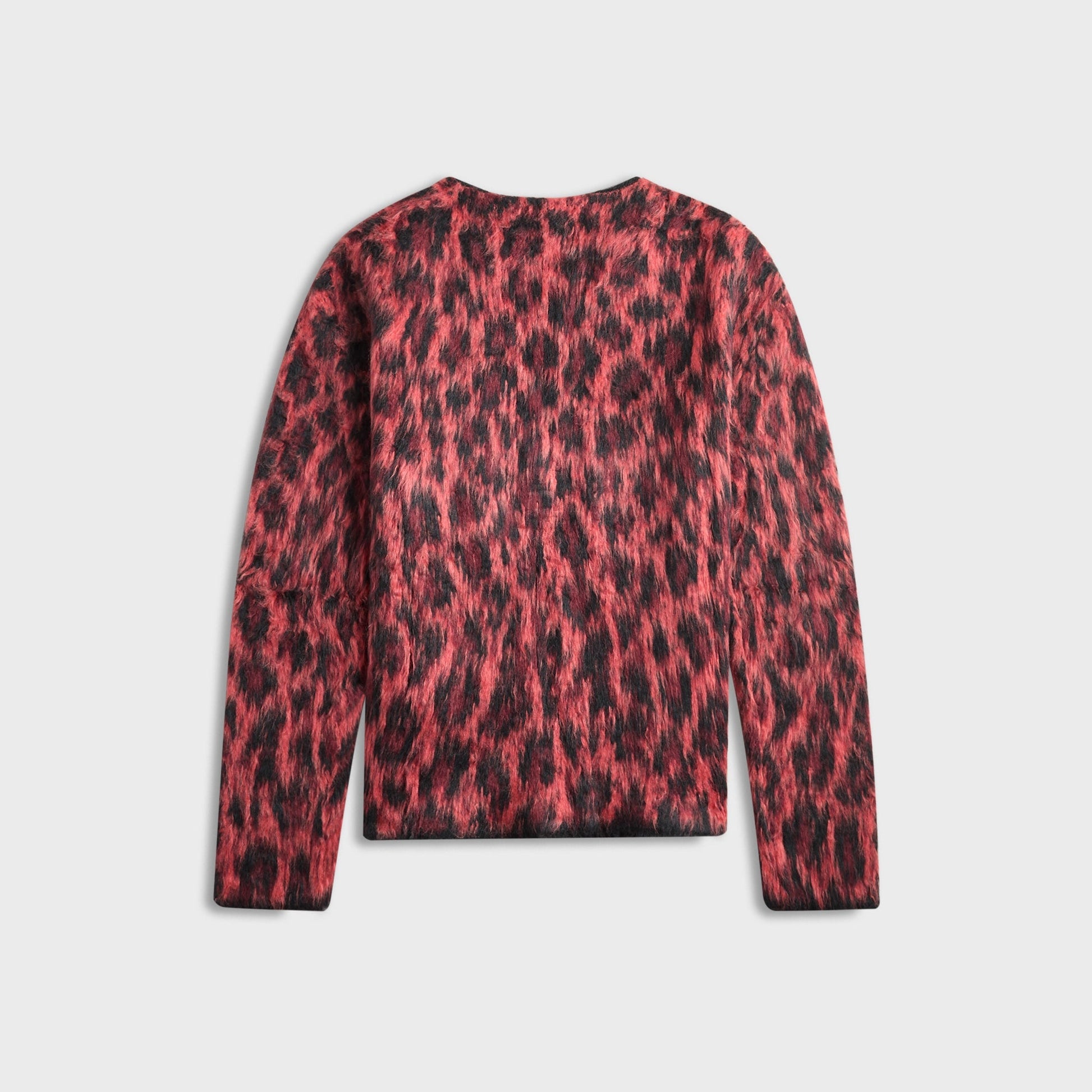 Men Kith Jil Sander Long Sleeve VN Cardigan - Ember