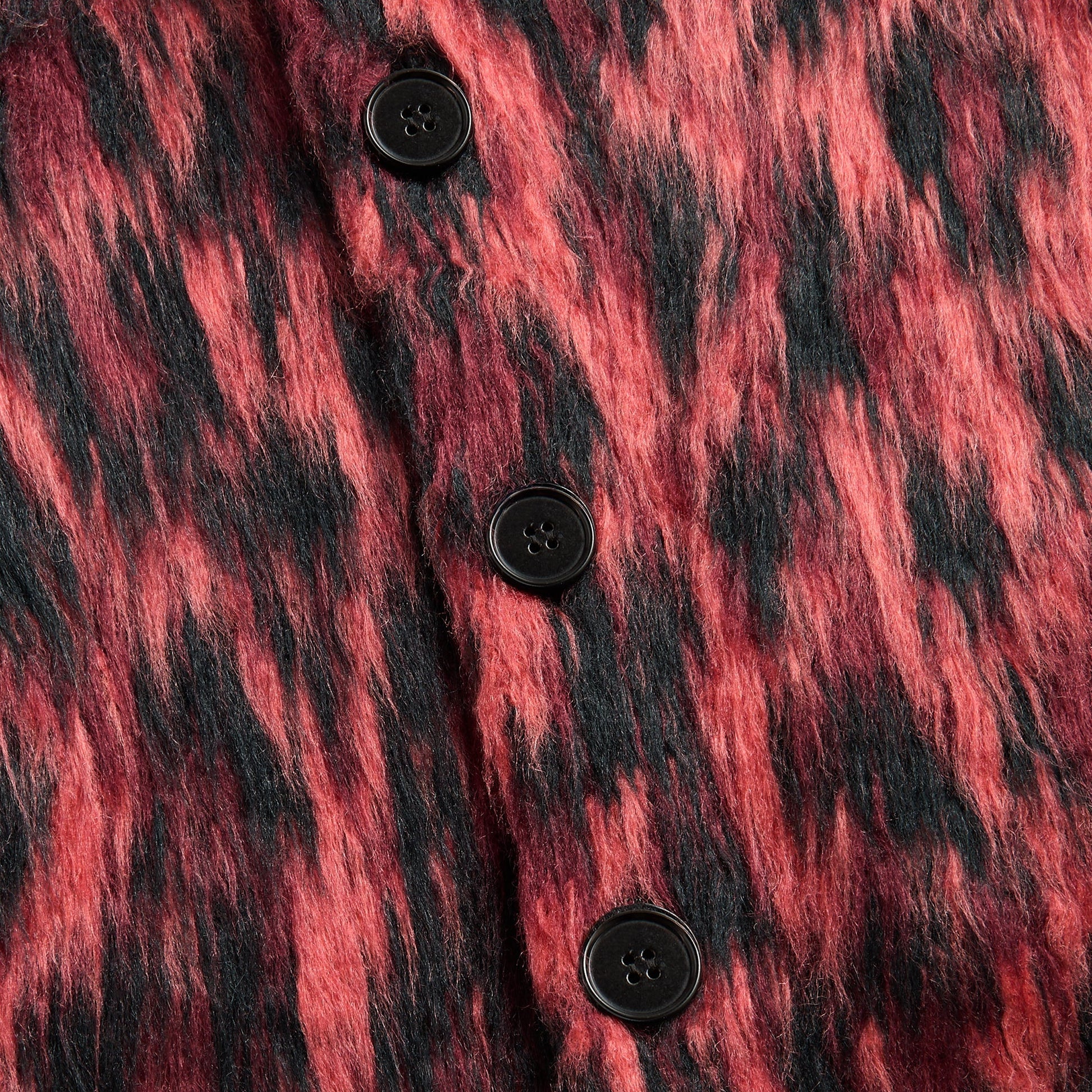 Men Kith Jil Sander Long Sleeve VN Cardigan - Ember