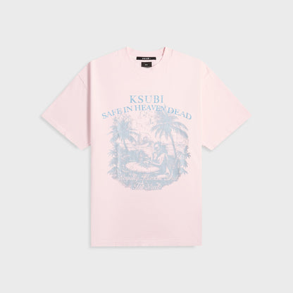Men Kith Ksubi Paradiso Ekcess Short Sleeve Tee - Pink