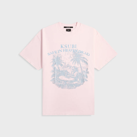 Men Kith Ksubi Paradiso Ekcess Short Sleeve Tee - Pink