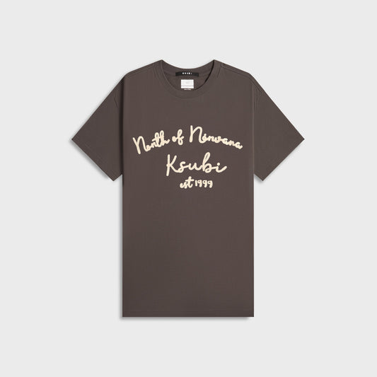 Men Kith Ksubi Salud Biggie Short Sleeve Tee - Faded Black