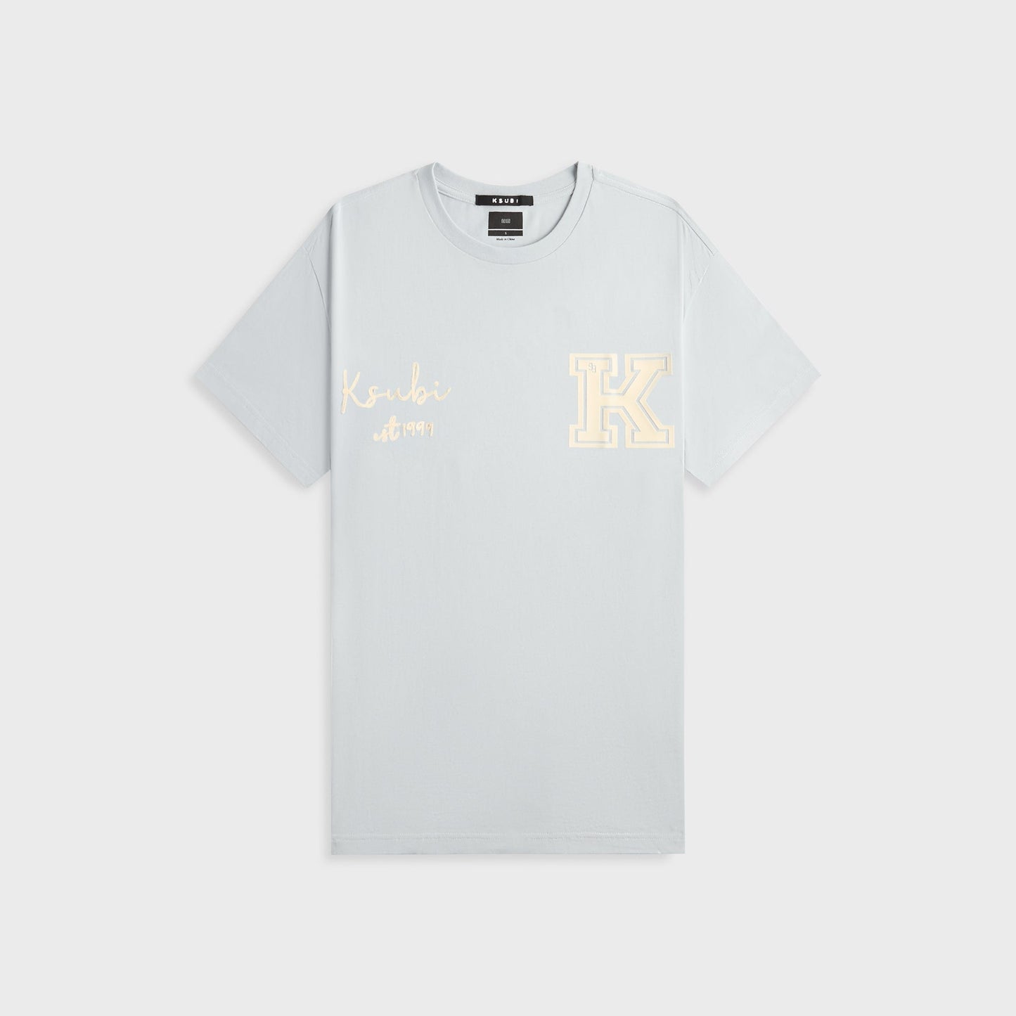 Men Kith Ksubi Salud Biggie Short Sleeve Tee - Blue Mist