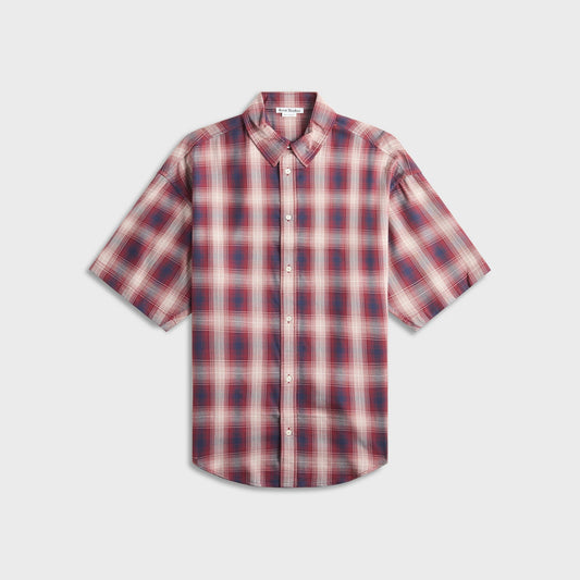 Men Kith Acne Studios Shirt - Red / Blue