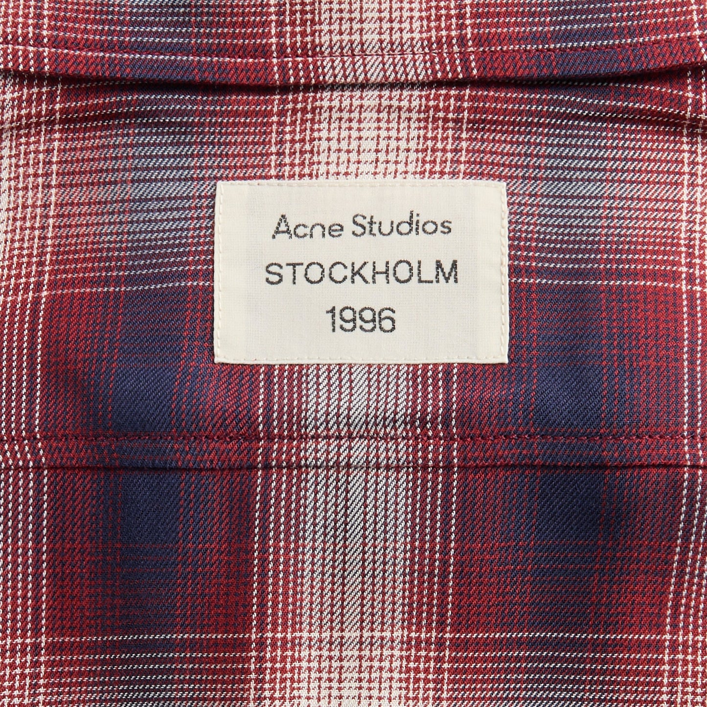 Men Kith Acne Studios Shirt - Red / Blue