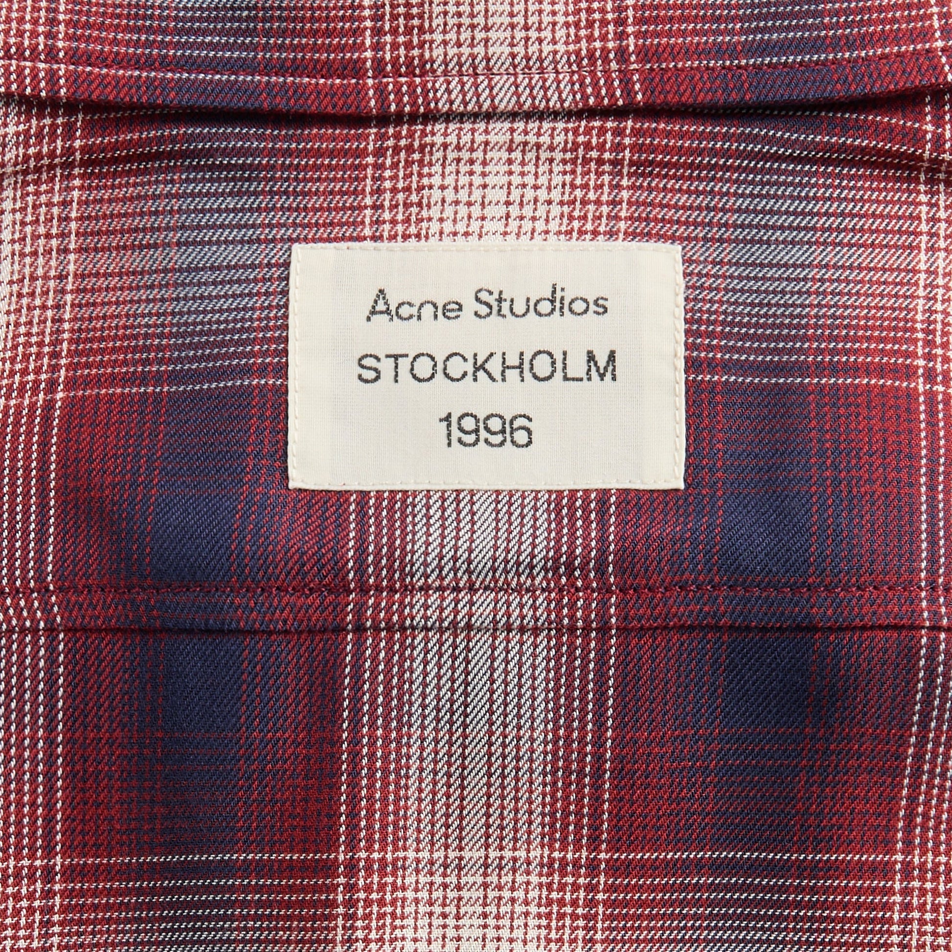 Men Kith Acne Studios Shirt - Red / Blue
