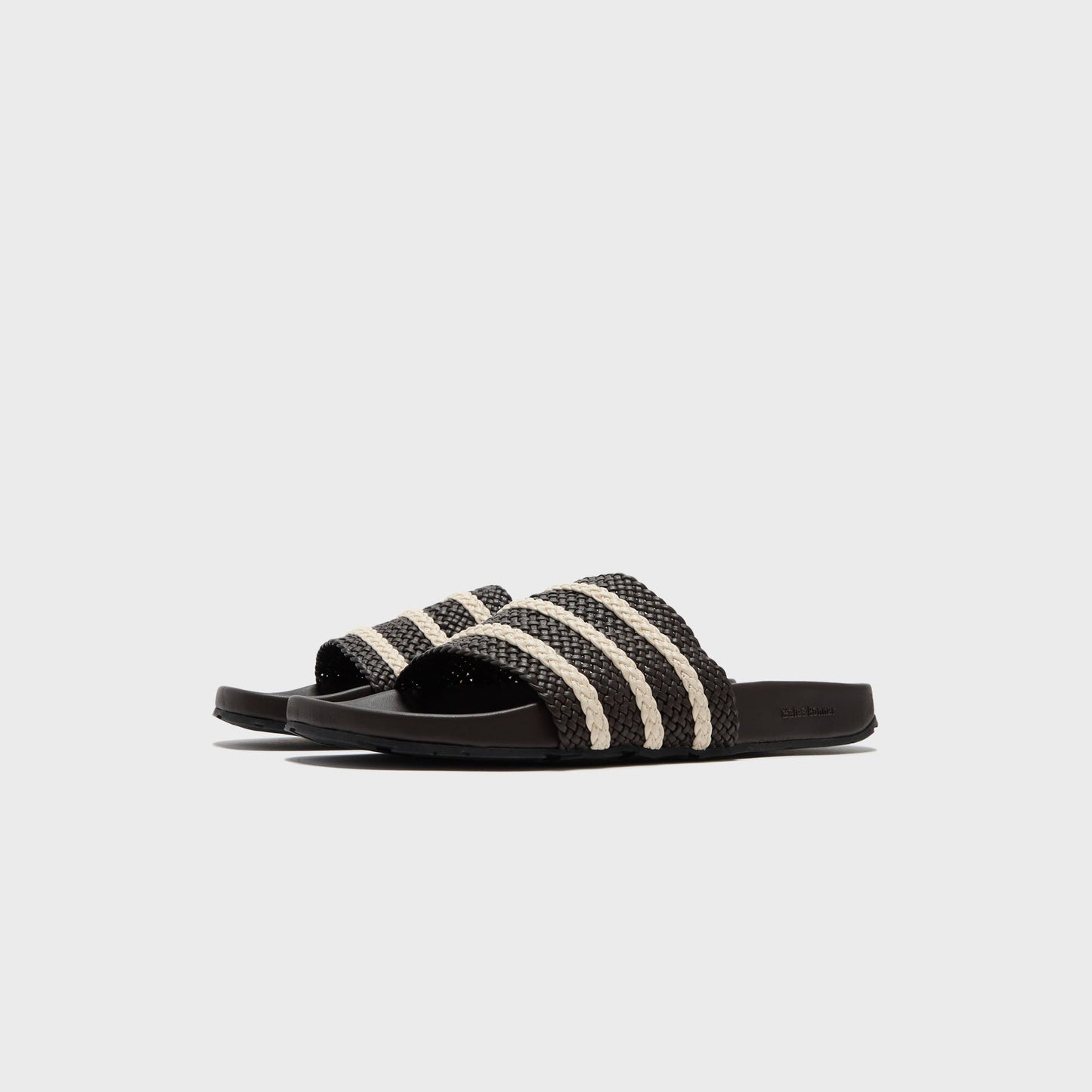 Men Kith adidas x Wales Bonner Adilette - Brown / Wonder White