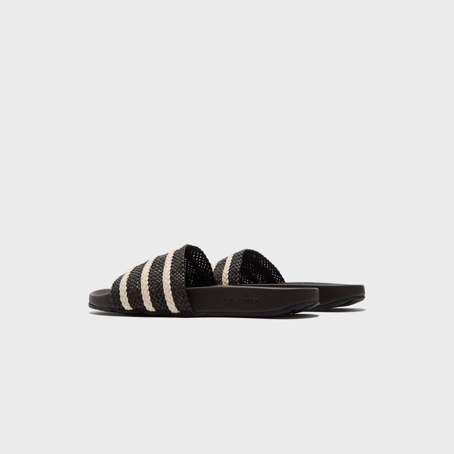 Men Kith adidas x Wales Bonner Adilette - Brown / Wonder White