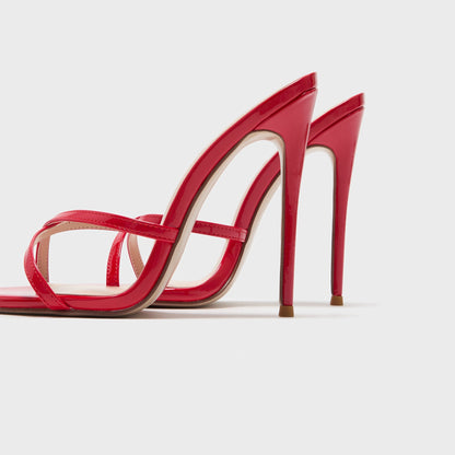 Women Kith Femme LA Donatella Mule - Cherry Red