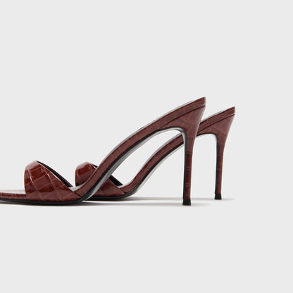 Women Kith Femme LA Kaia 100 Slipper - Exotic Cognac