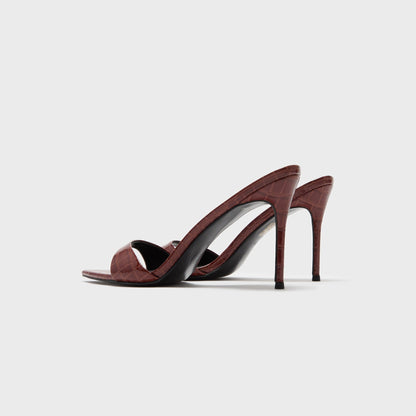 Women Kith Femme LA Kaia 100 Slipper - Exotic Cognac