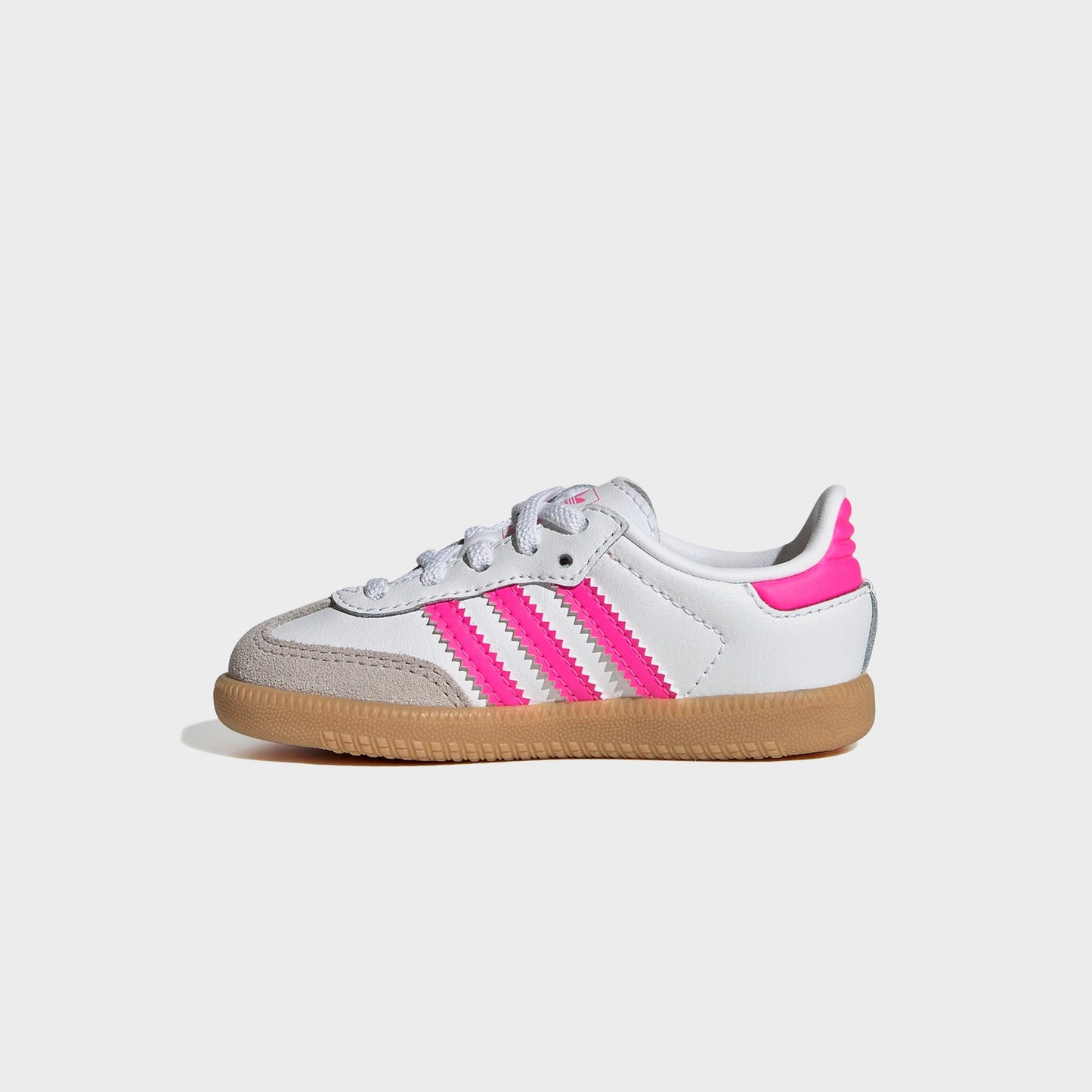 Men|Kids Kith adidas Samba OG - White / Lucid Pink / Gum 3