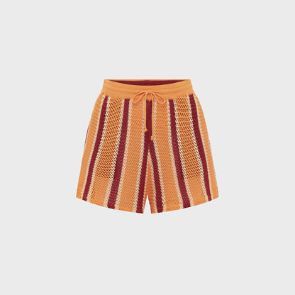 Women Kith It's Now Cool The Crochet Short - Rodeo Stripe