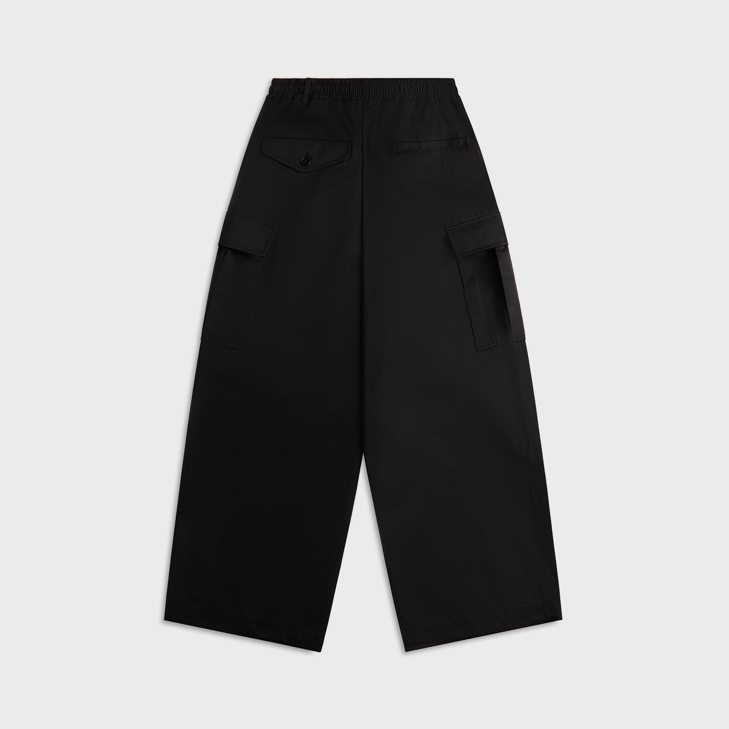 Men Kith Marni Taffeta Drawstring Cargo Workwear Gabardine Pant - Black