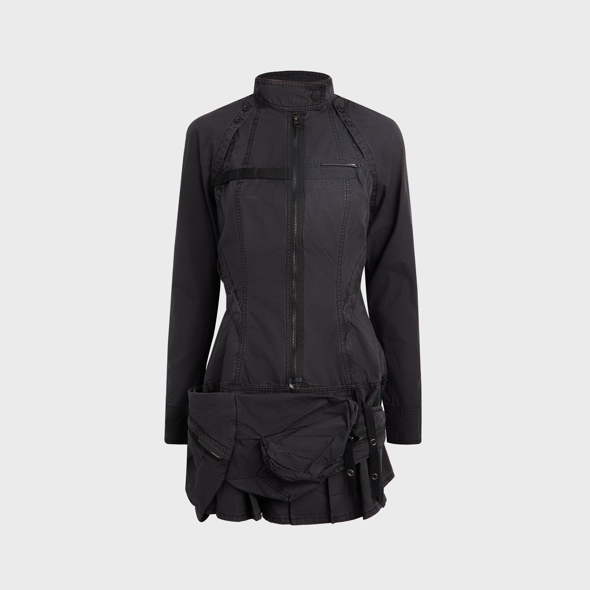 Women Kith Hyein Seo Convertible Dress With Waist Bag - Black