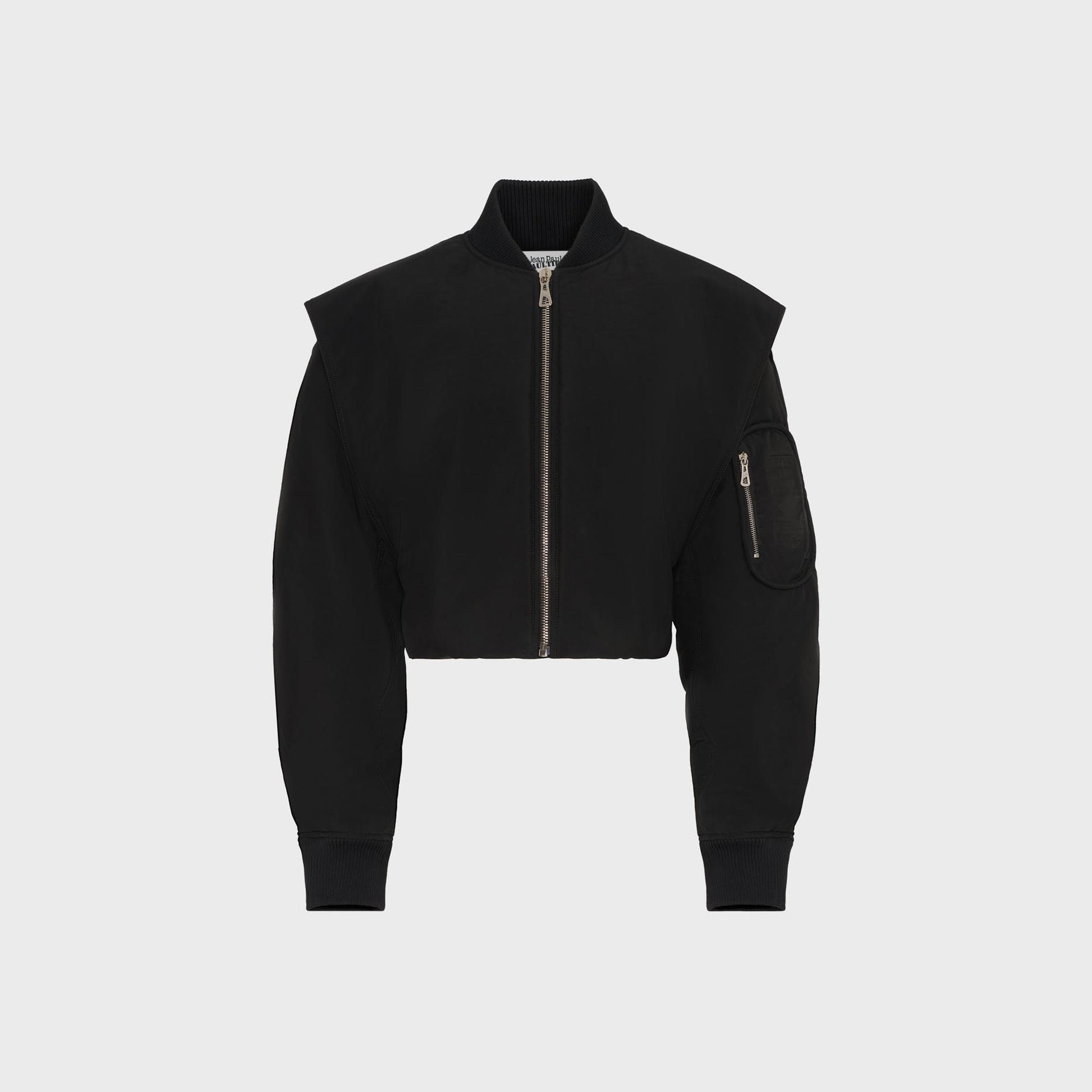 Women Kith Jean Paul Gaultier Bomber With Hidden Hood Detail - Black