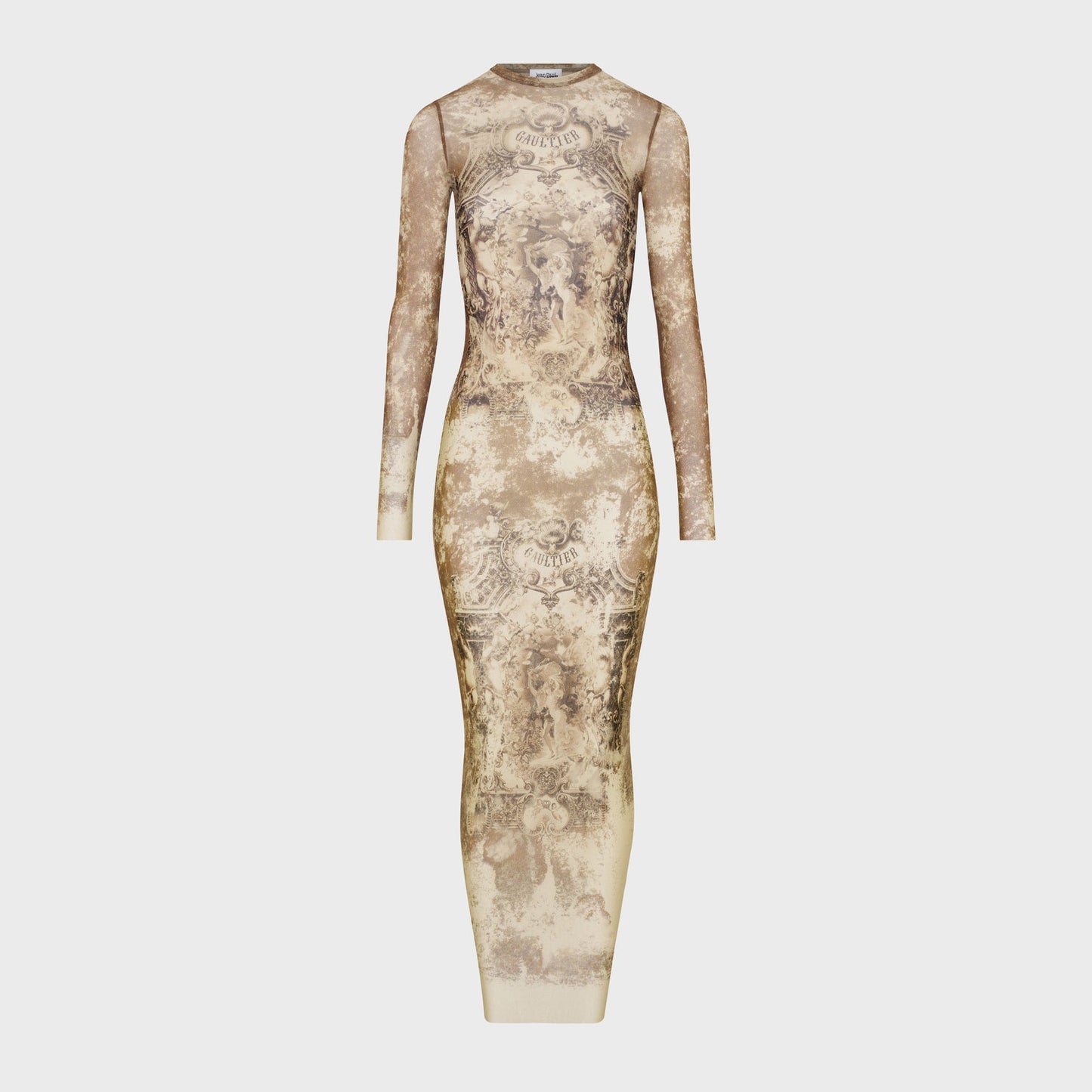 Women Kith Jean Paul Gaultier Mesh Long Dress - Printed Médaillon