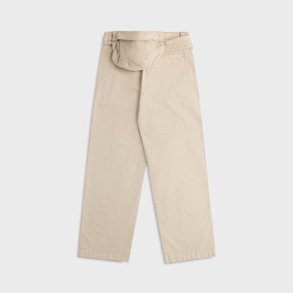 Women Kith Hyein Seo Cotton Pant With Waist Bag - Greige