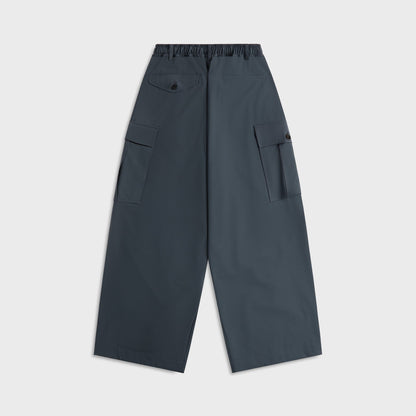 Men Kith Marni Light Wool Blend Drawstring Cargo Workwear Pants - Dark Ash