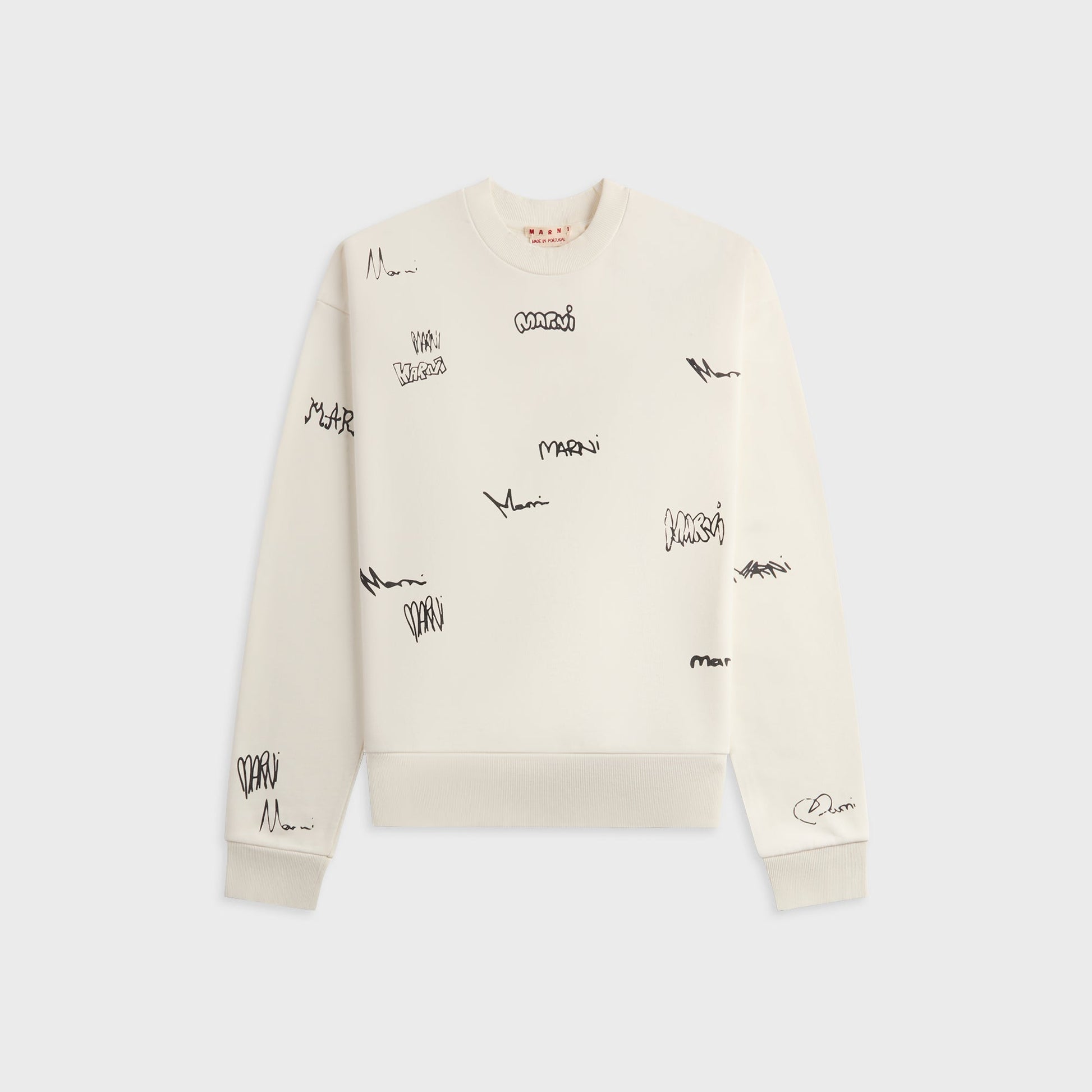 Men Kith Marni Long Sleeve Sweatshirt - Natural White