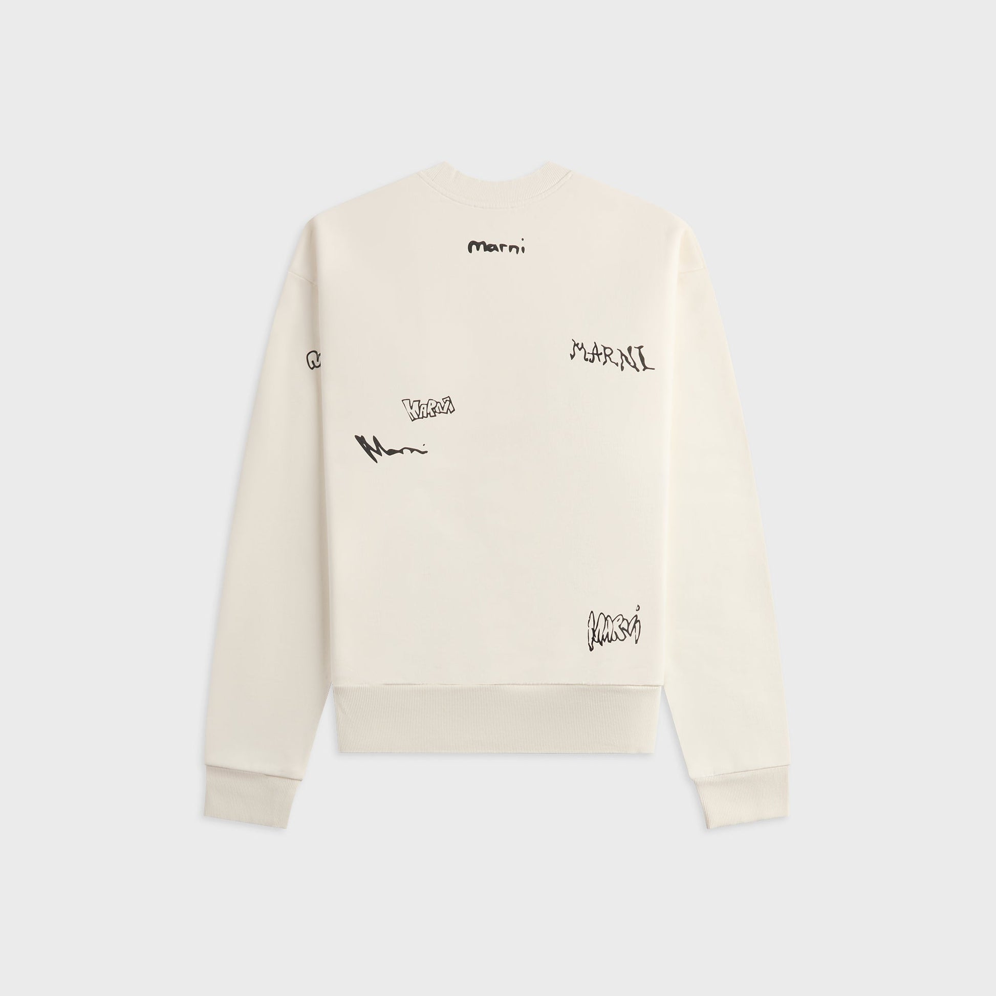 Men Kith Marni Long Sleeve Sweatshirt - Natural White