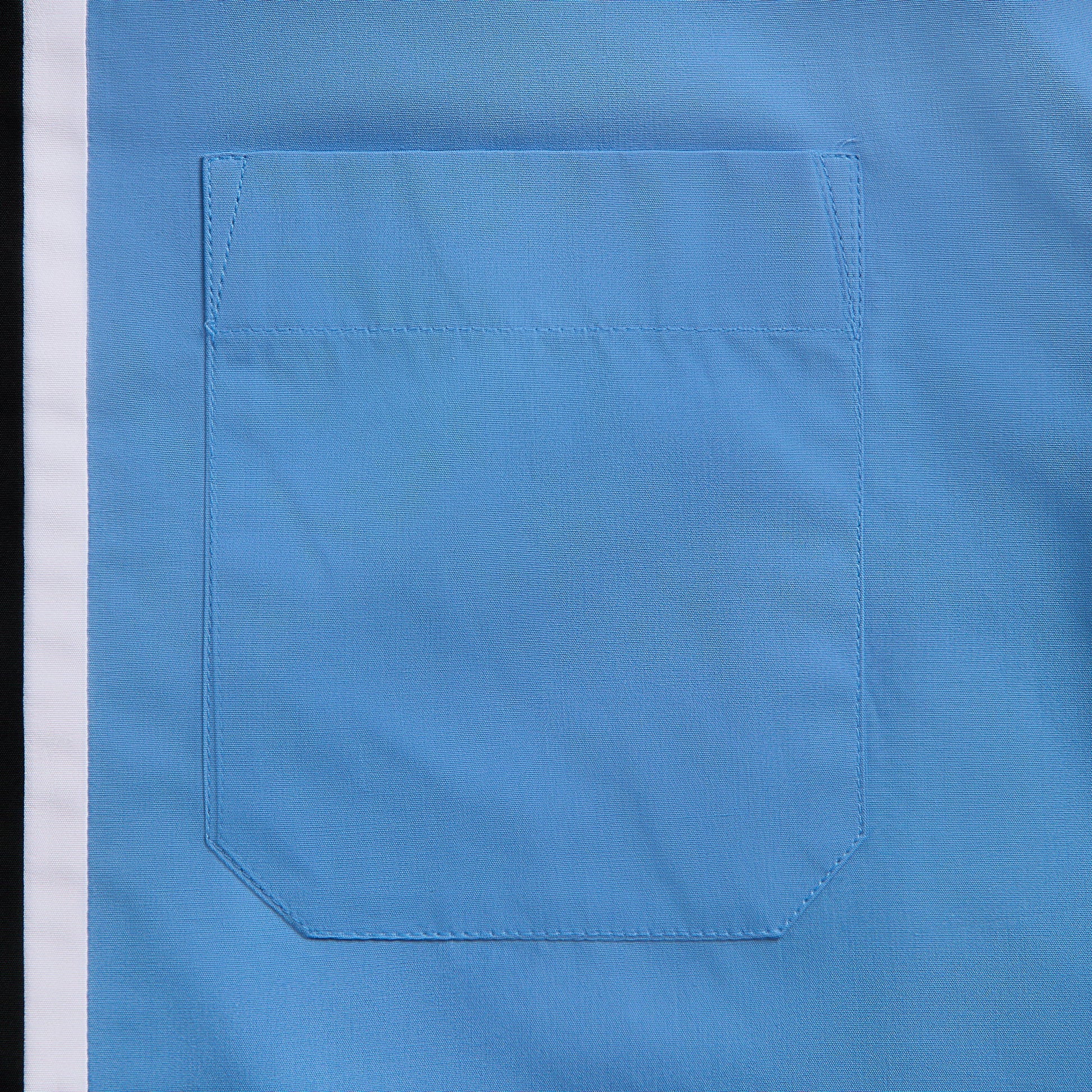 Men Kith Marni Organic Cotton Poplin Short-Sleeved Bowling Shirt - Sapphire Blu