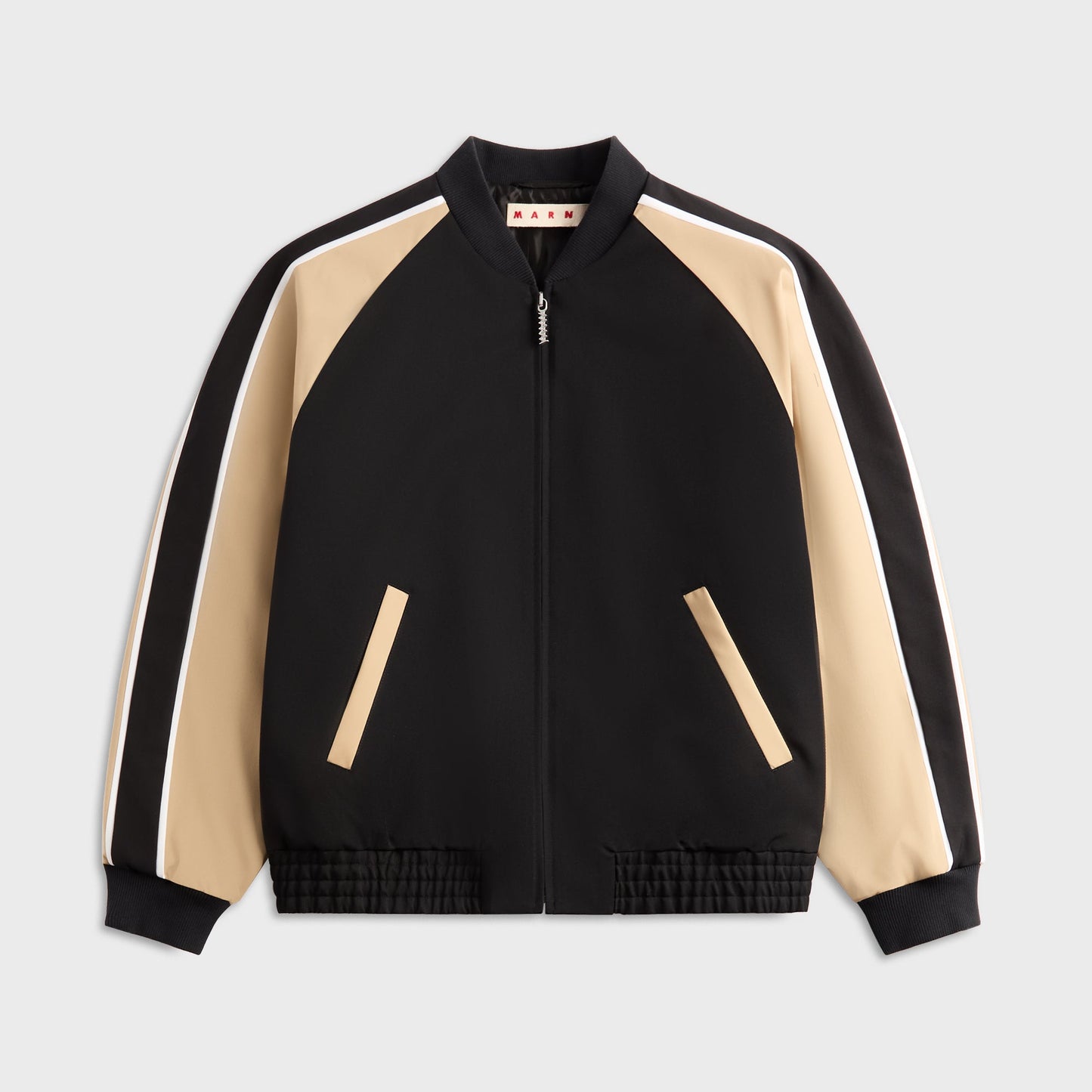 Men Kith Marni Wool Raglan Sleeve Bomber Jacket - Black