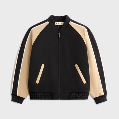Men Kith Marni Wool Raglan Sleeve Bomber Jacket - Black
