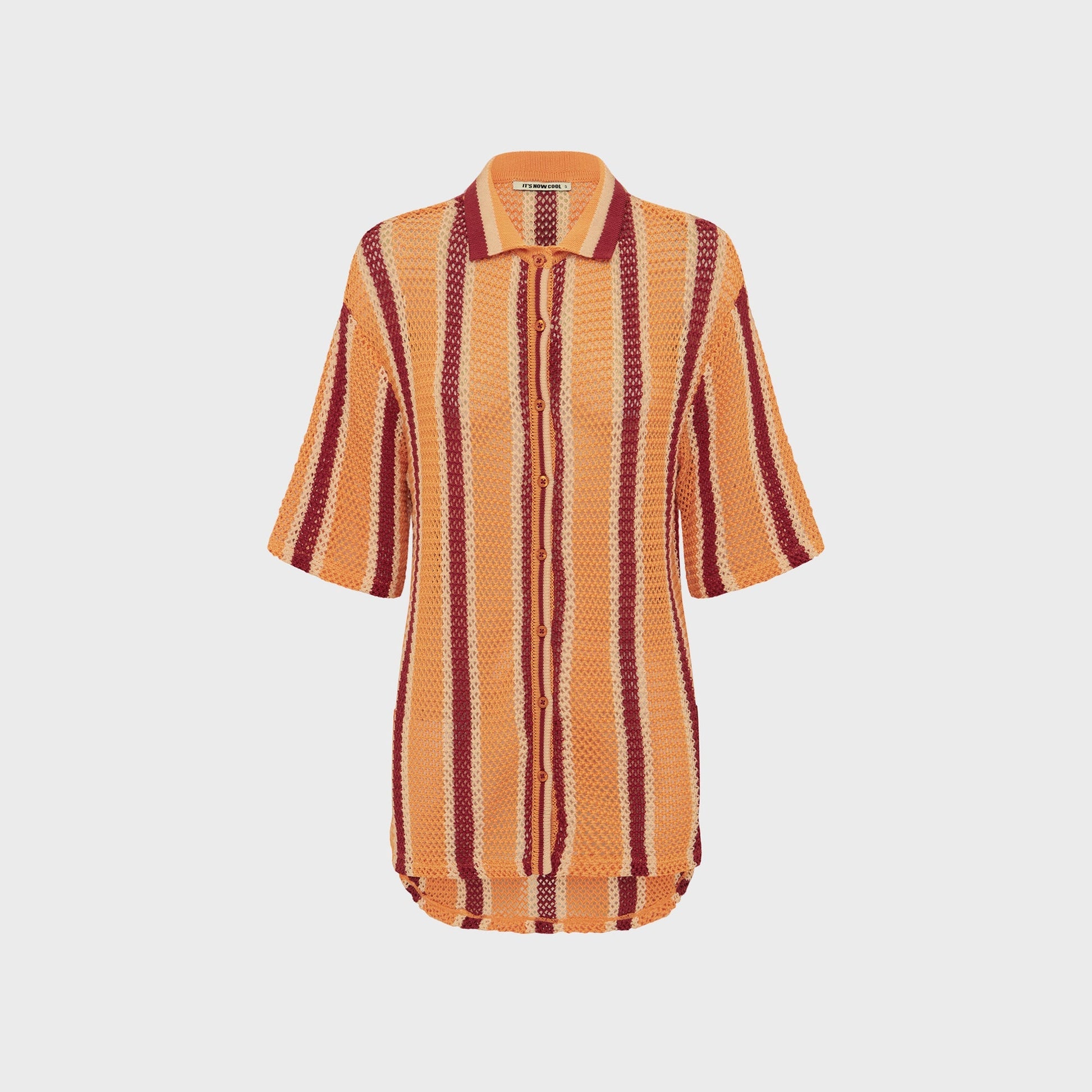 Women Kith It's Now Cool The Crochet Shirt - Rodeo Stripe