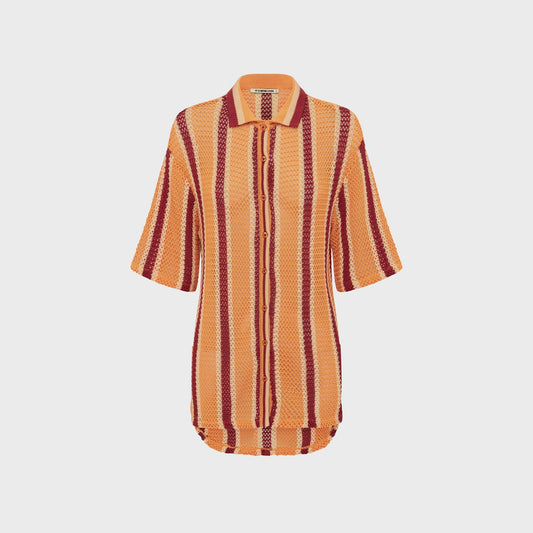 Women Kith It's Now Cool The Crochet Shirt - Rodeo Stripe