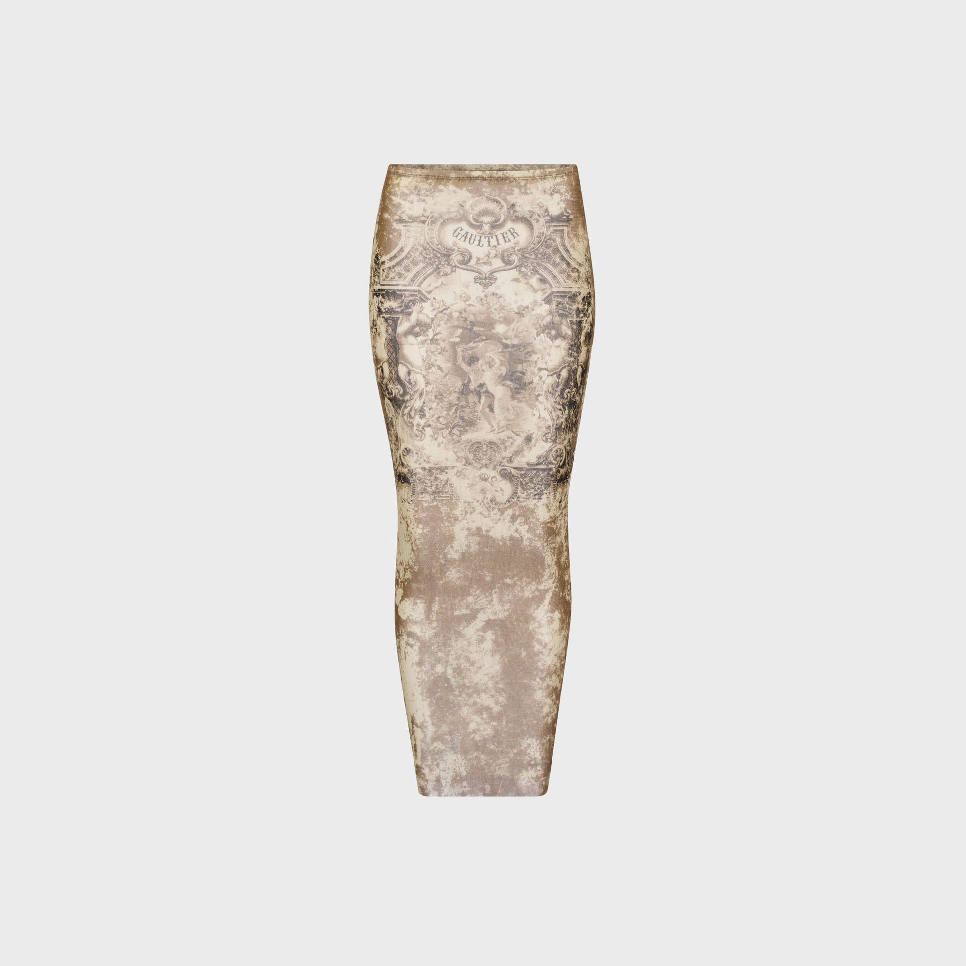 Women Kith Jean Paul Gaultier Mesh Long Skirt - Printed Médaillon