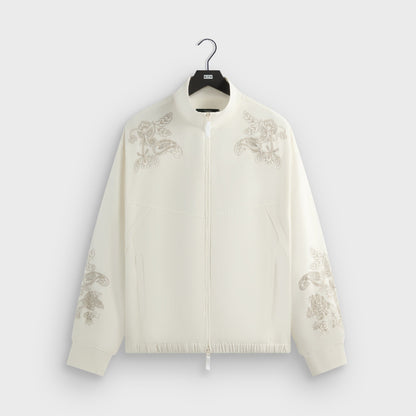 Men Kith Kith for Wilson Embroidered Mesh Track Jacket - White