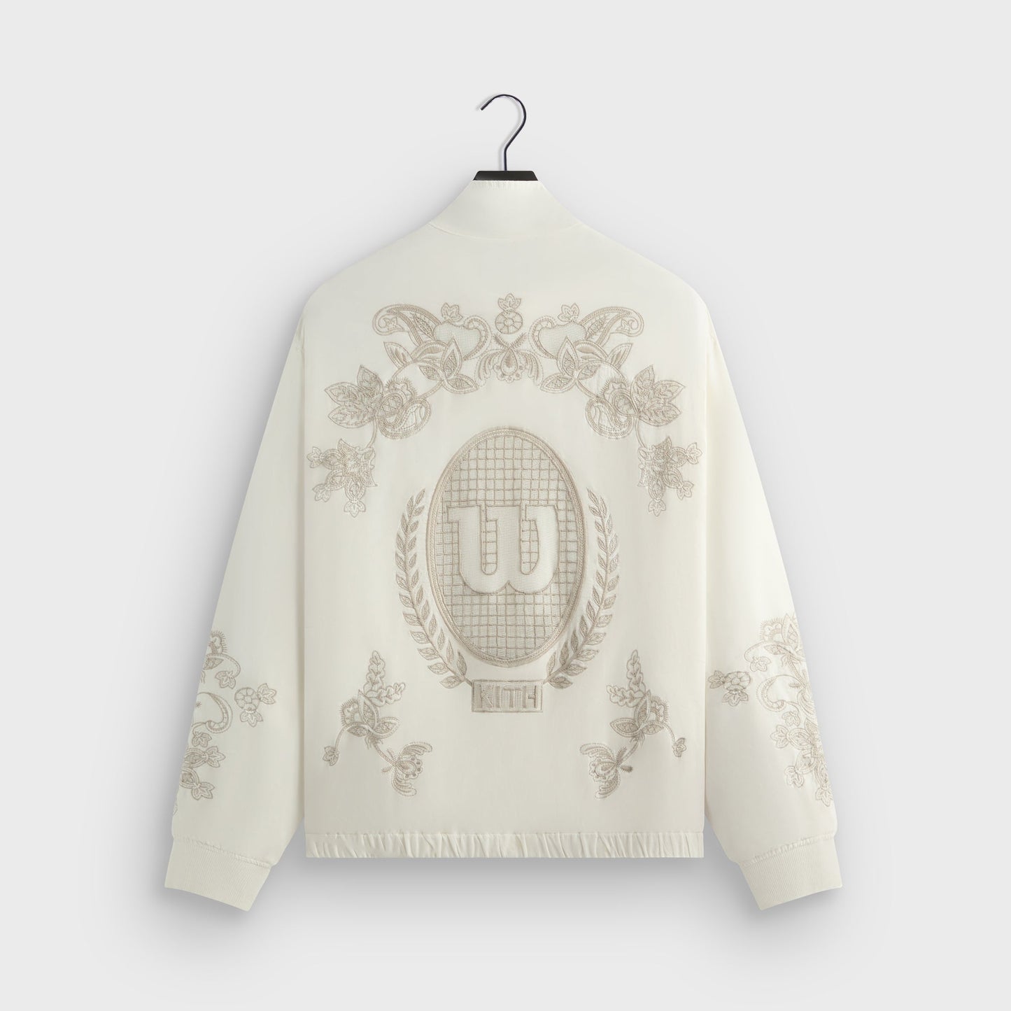 Men Kith Kith for Wilson Embroidered Mesh Track Jacket - White