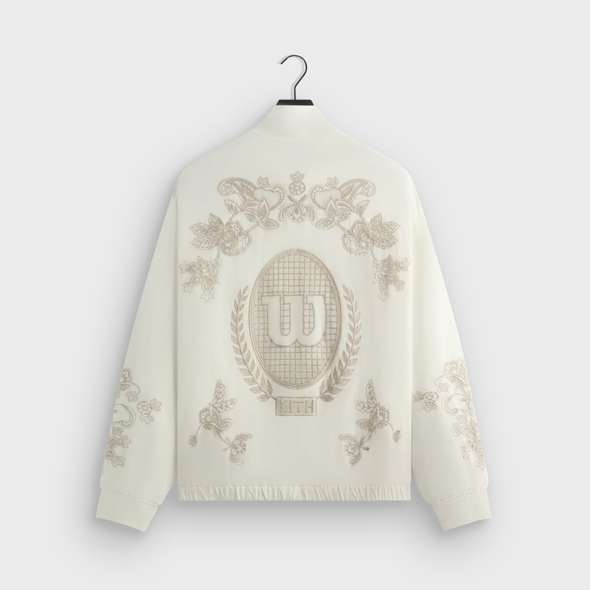 Men Kith Kith for Wilson Embroidered Mesh Track Jacket - White