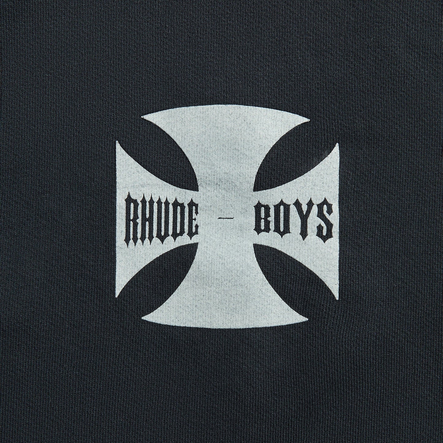 Men Kith Rhude Boys Hoodie - Vintage Black