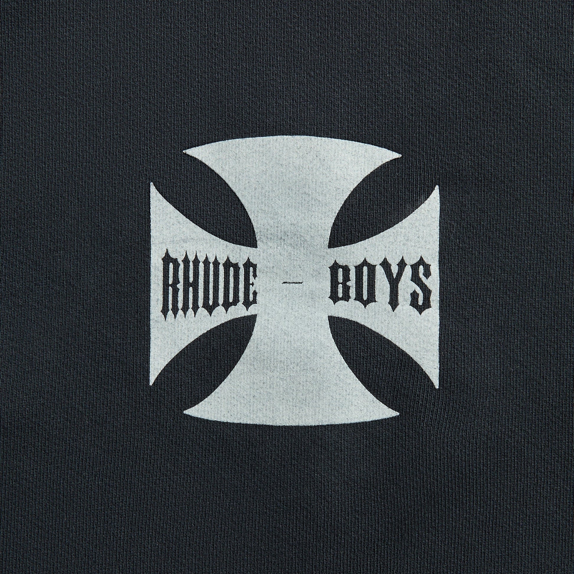 Men Kith Rhude Boys Hoodie - Vintage Black