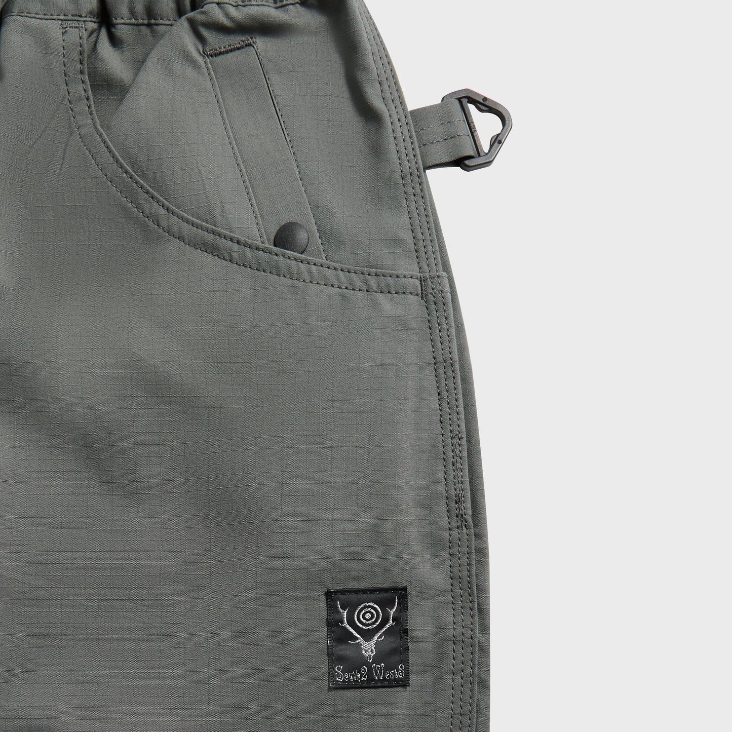 Men Kith South2 West8 Belted Utility C/MO Pant - Grey