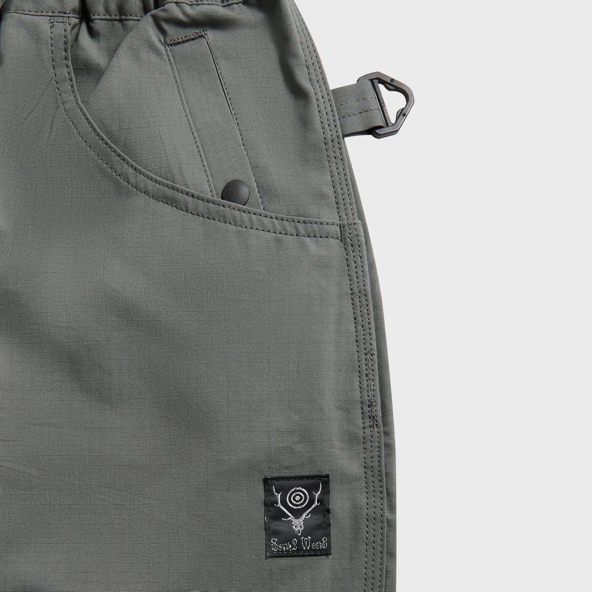 Men Kith South2 West8 Belted Utility C/MO Pant - Grey