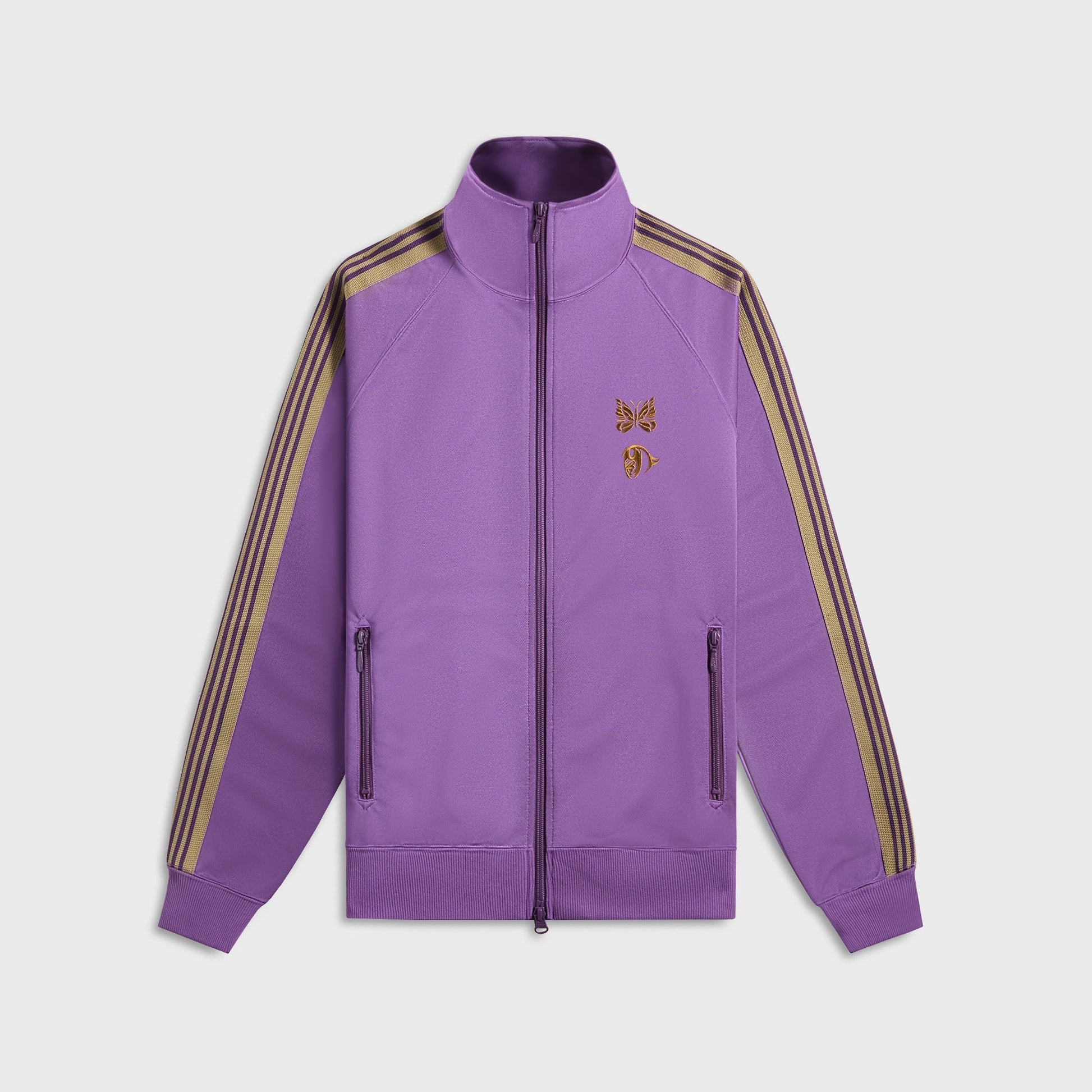 Men Kith Needles x Kae Tanaka Poly Smooth Track Jacket - Purple