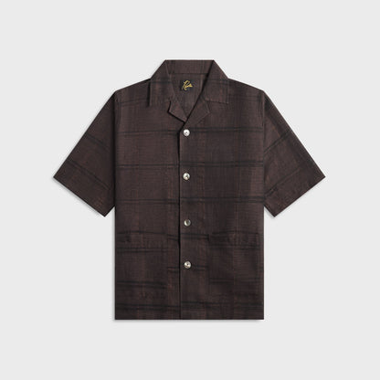 Men Kith Needles Cabana Plaid Jacquard Shirt - Brown