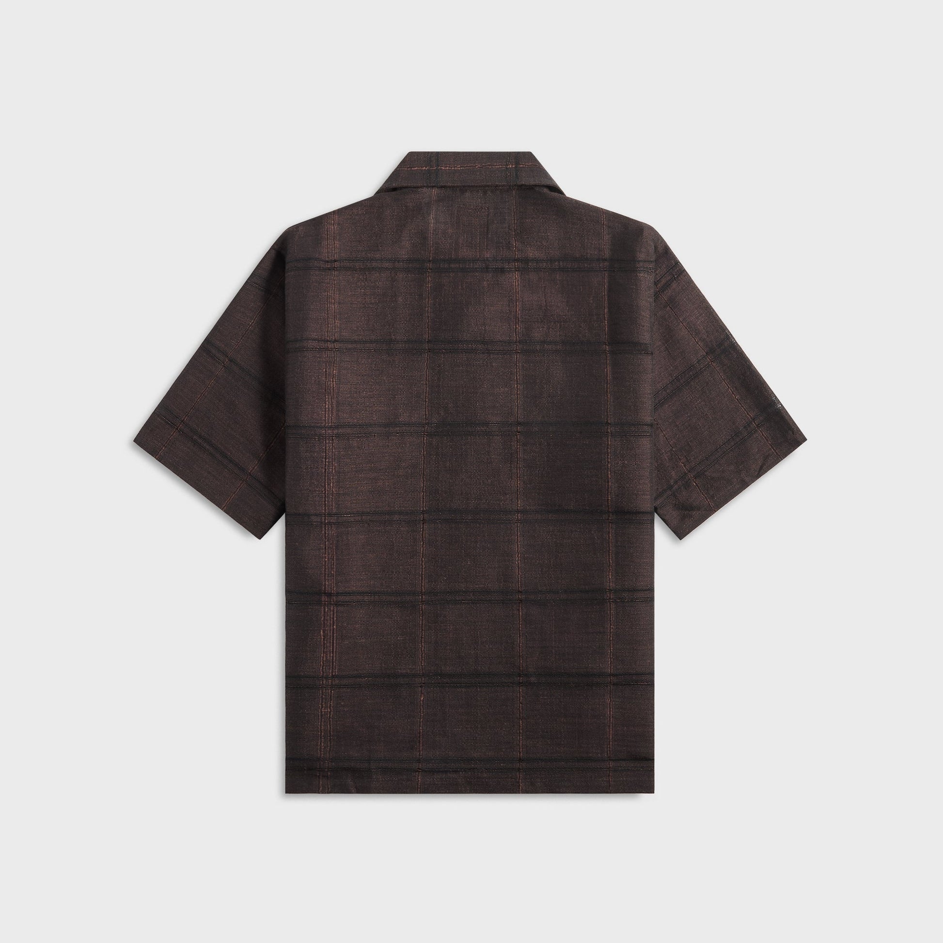 Men Kith Needles Cabana Plaid Jacquard Shirt - Brown