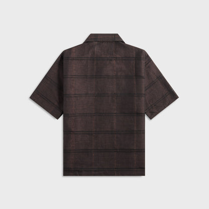 Men Kith Needles Cabana Plaid Jacquard Shirt - Brown