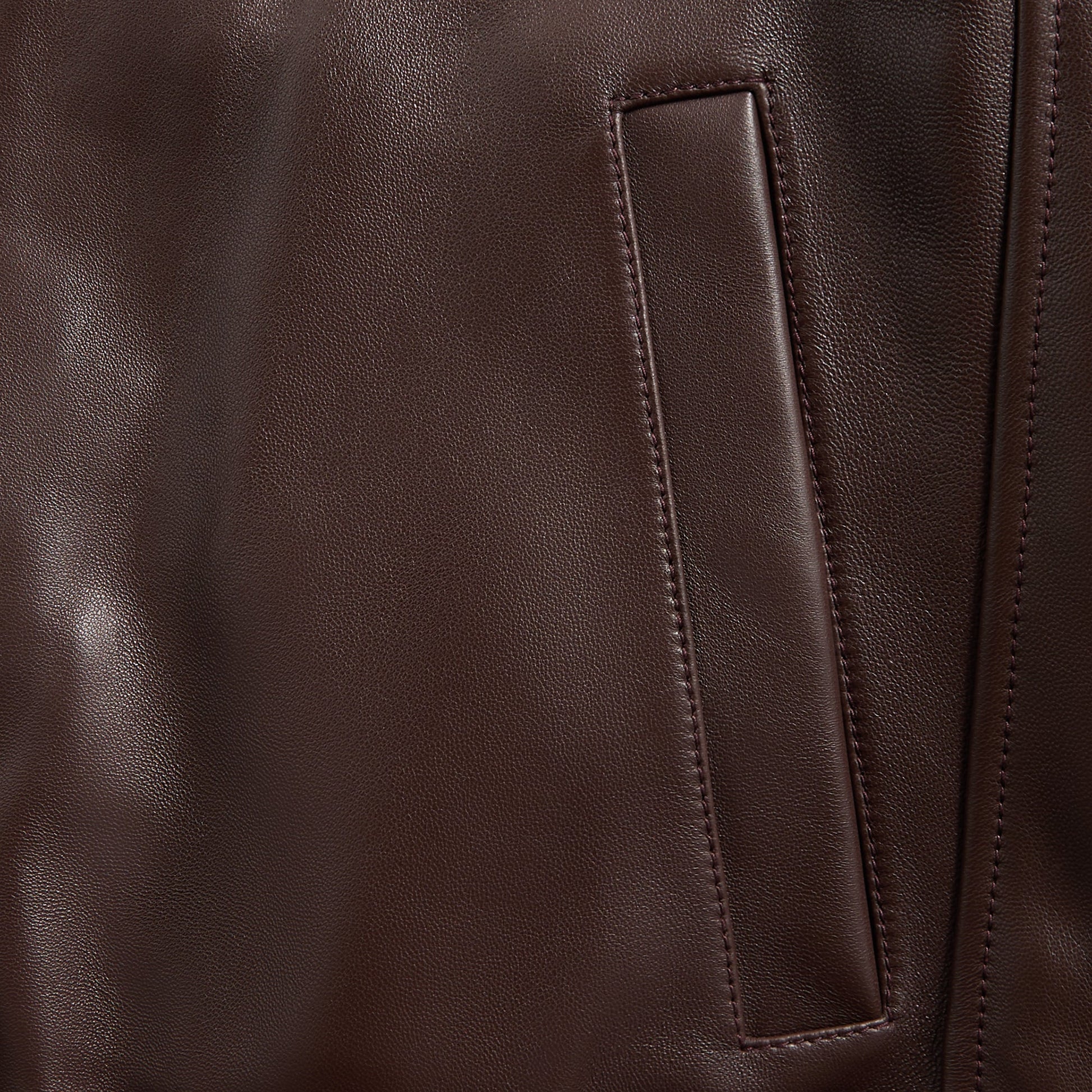 Men Kith Loewe Bomber Jacket - Chocolate Brown