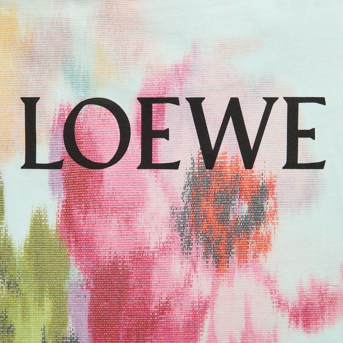 Men Kith Loewe Loose Fit Tee - Light Blue / Multicolor