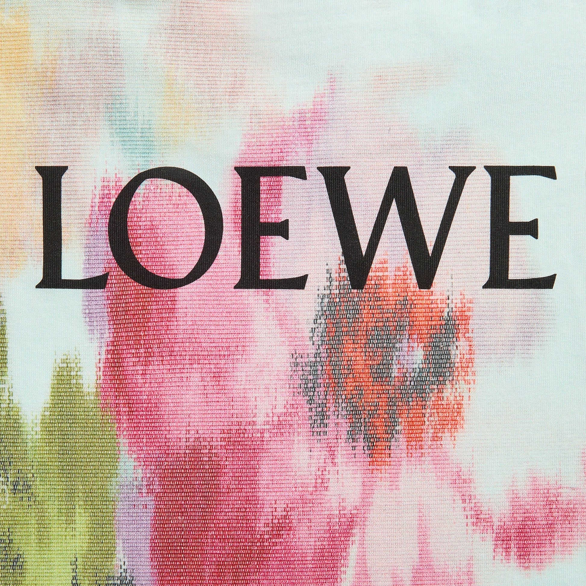 Men Kith Loewe Loose Fit Tee - Light Blue / Multicolor