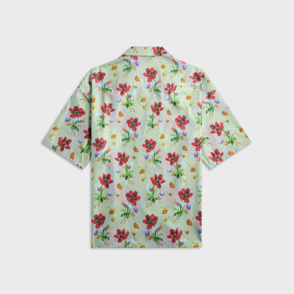Men Kith Loewe Short Sleeve Shirt - Green / Red