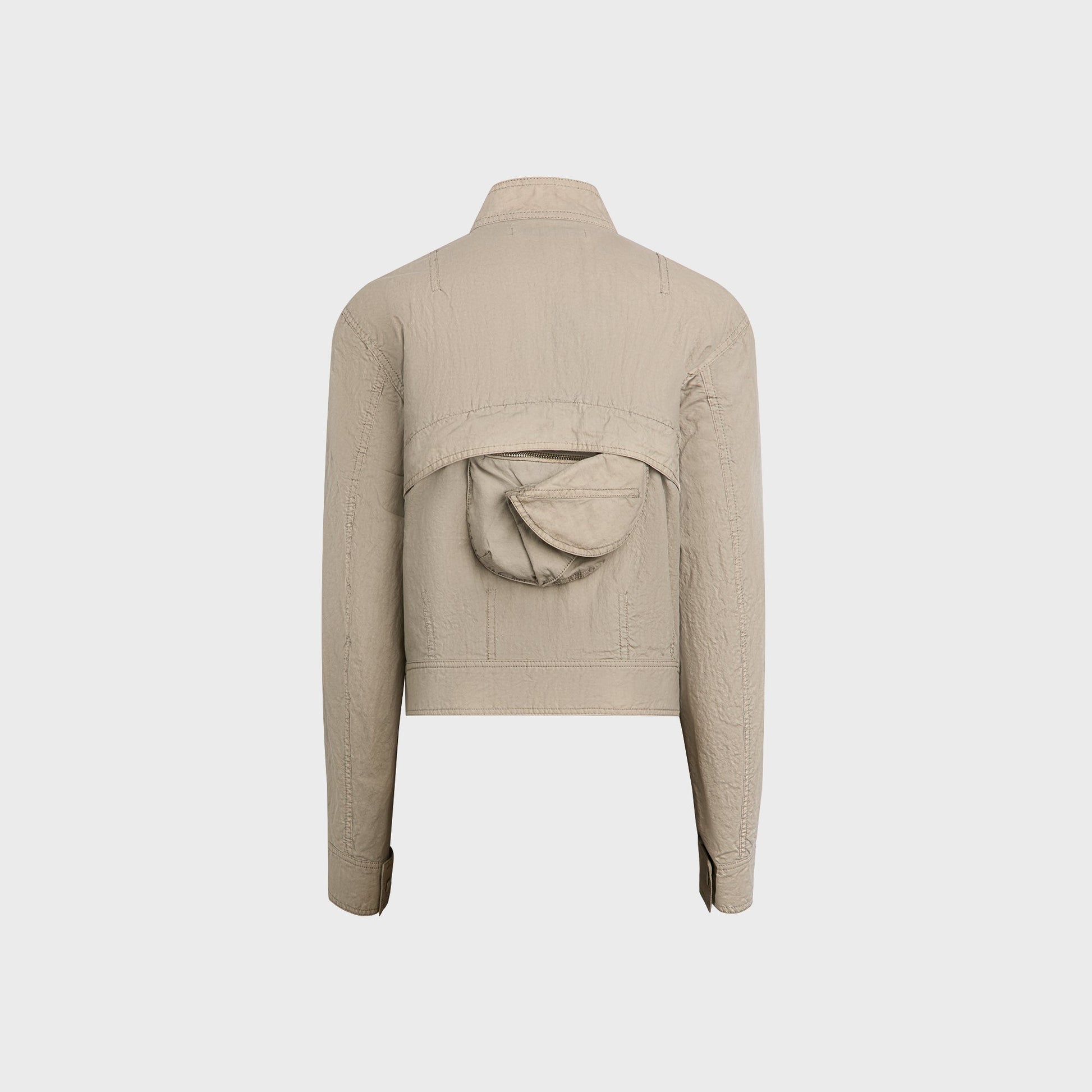 Women Kith Hyein Seo Dyed Moto Jacket - Moon Grey