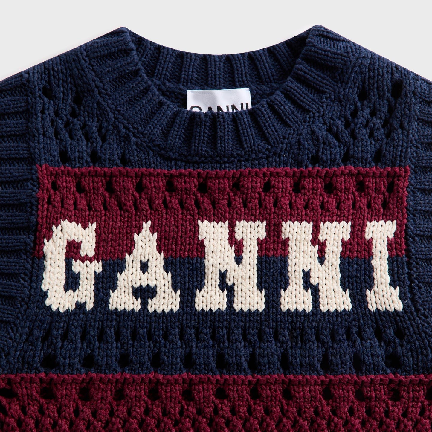 Women Kith Ganni Cotton Mix Striped Vest - Multicolor