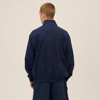 Men Kith Kith for Wilson Embroidered Mesh Track Jacket - Nocturnal