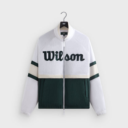 Men Kith Kith for Wilson Dobby Track Jacket - White