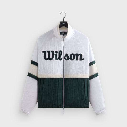 Men Kith Kith for Wilson Dobby Track Jacket - White